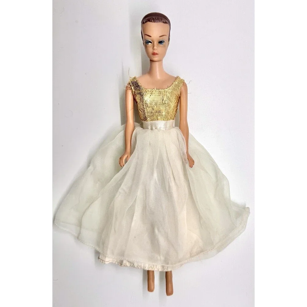 VTG 1963 Mattel Barbie Midge Wardrobe Wig Doll‎ Japan Golden Elegance Dress #961